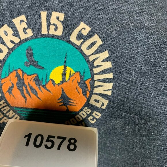 HippyTree Men's Nature is Coming Crew Neck Long Sleeve Navy Sweatshirt Size M‎ - Picture 9 of 9